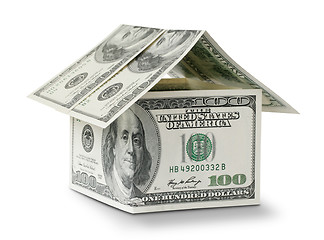 Image showing dollar in shape house