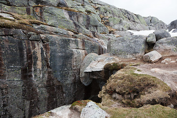 Image showing Kjerag boulder