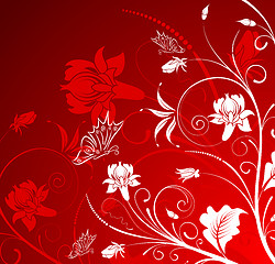 Image showing Flower background