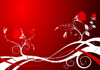 Image showing Flower background