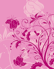 Image showing Flower background