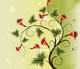 Image showing Flower background