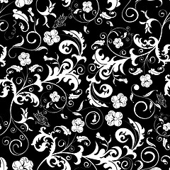 Image showing Floral seamless pattern, vector