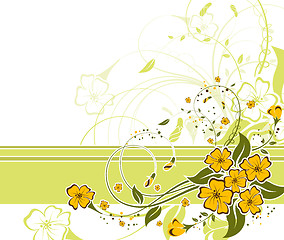 Image showing Flower background