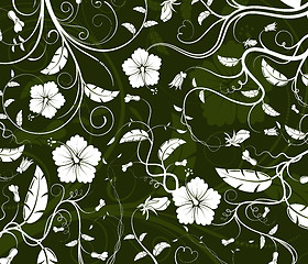 Image showing Abstract flower background