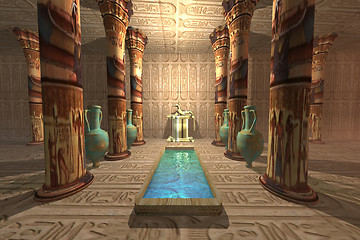 Image showing EGYPTIAN TEMPLE