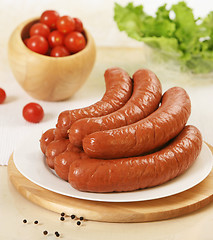 Image showing sausages