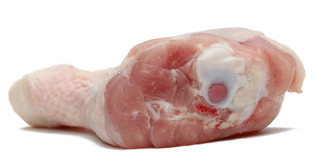 Image showing Raw chicken leg