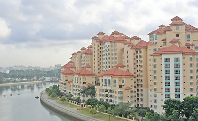 Image showing Apartment blocks