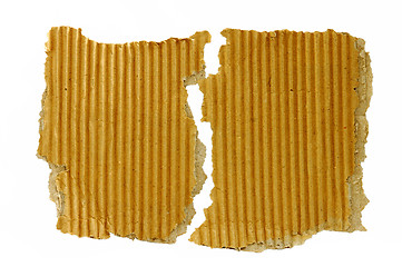 Image showing Torn cardboard