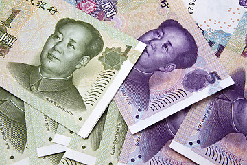 Image showing chinese money background