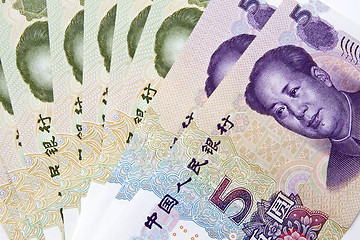 Image showing chinese money background