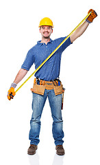 Image showing smiling handyman