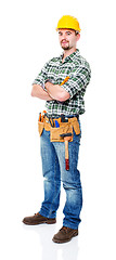 Image showing confident manual worker