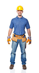 Image showing isolated manual worker