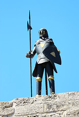 Image showing Knight's armor on the strength of Rhodes 