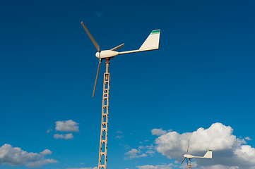 Image showing Small domestic wind generator