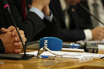 Image showing Press conference