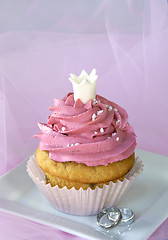 Image showing Wedding cupcake