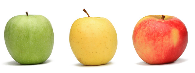Image showing Three apples