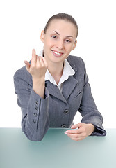 Image showing office manager (reception desk worker) 