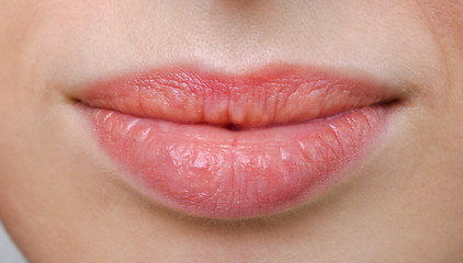 Image showing female sensual lips closeup