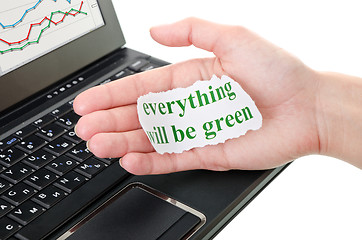 Image showing everything will be green