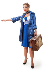 Image showing single woman traveling