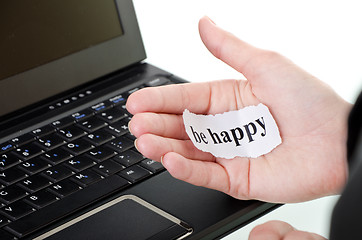 Image showing be happy