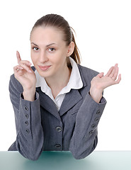 Image showing office manager (reception desk worker) 