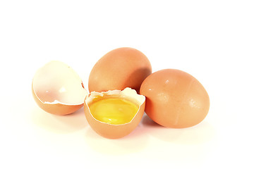 Image showing fresh eggs