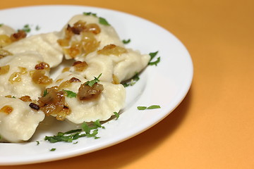 Image showing Polish pierogi