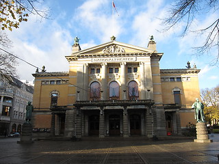 Image showing National Theatre in Oslo