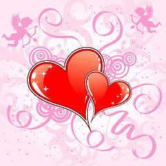 Image showing Valentines Day background