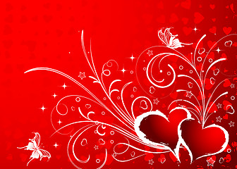 Image showing Valentines Day background