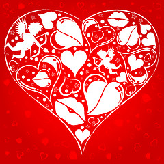 Image showing Valentines Day background