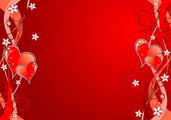 Image showing Valentines Day background