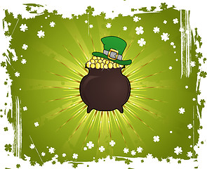 Image showing Grunge St. Patrick's Day Background