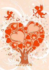 Image showing Valentines Day background