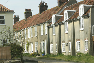 Image showing row of cottages