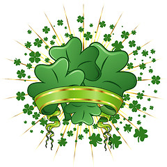 Image showing Abstract St. Patrick's Day