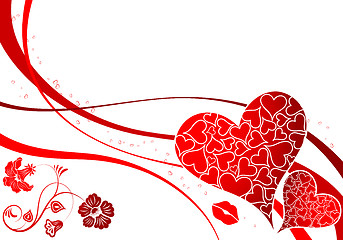 Image showing Valentines Day background