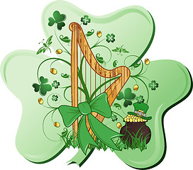 Image showing Abstract St. Patrick's