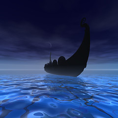 Image showing VIKING SHIP