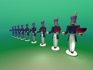 Image showing TOY SOLDIERS