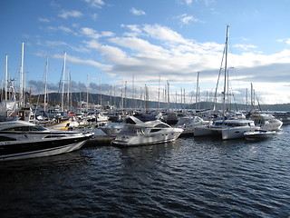 Image showing Harbour in Oslo