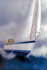 Image showing HIGH ROLLER SAILING