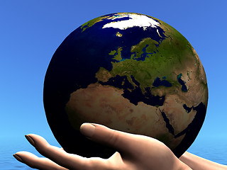 Image showing EARTH GLOBE