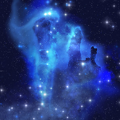 Image showing BLUE EAGLE NEBULA