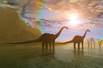 Image showing DAWN OF THE DINOSAURS